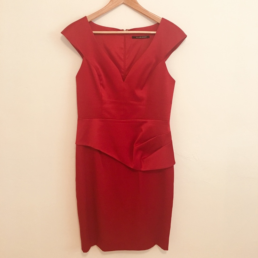 Red ‘Black Halo’ Dress size 10
